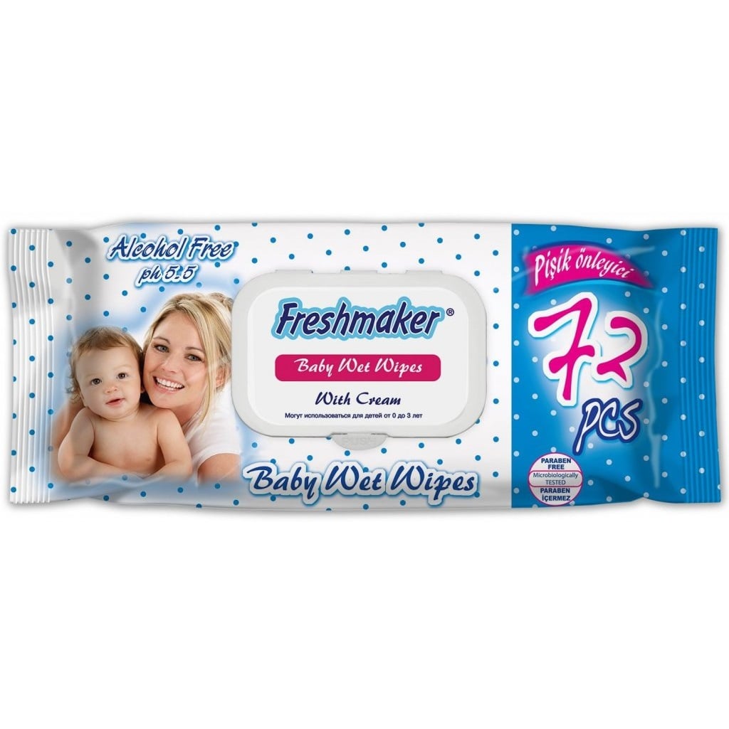 Ubrousky 72ks FRESHMAKER Baby
