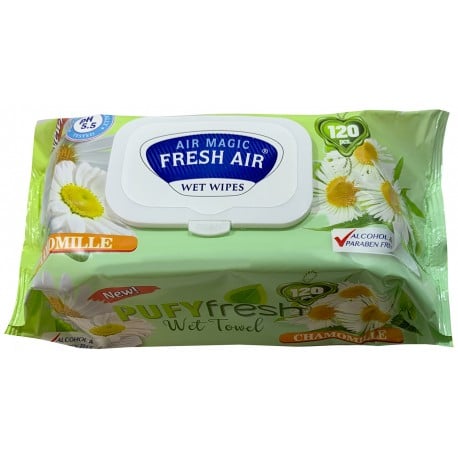 Ubrousky FRESH AIR 120ks Pufy Chamomile
