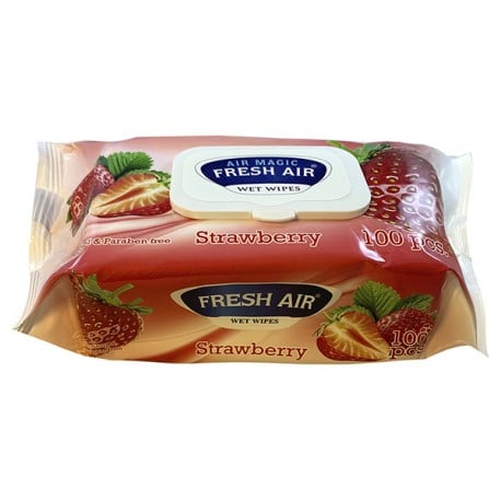 Ubrousky FRESH AIR 100ks Jahoda
