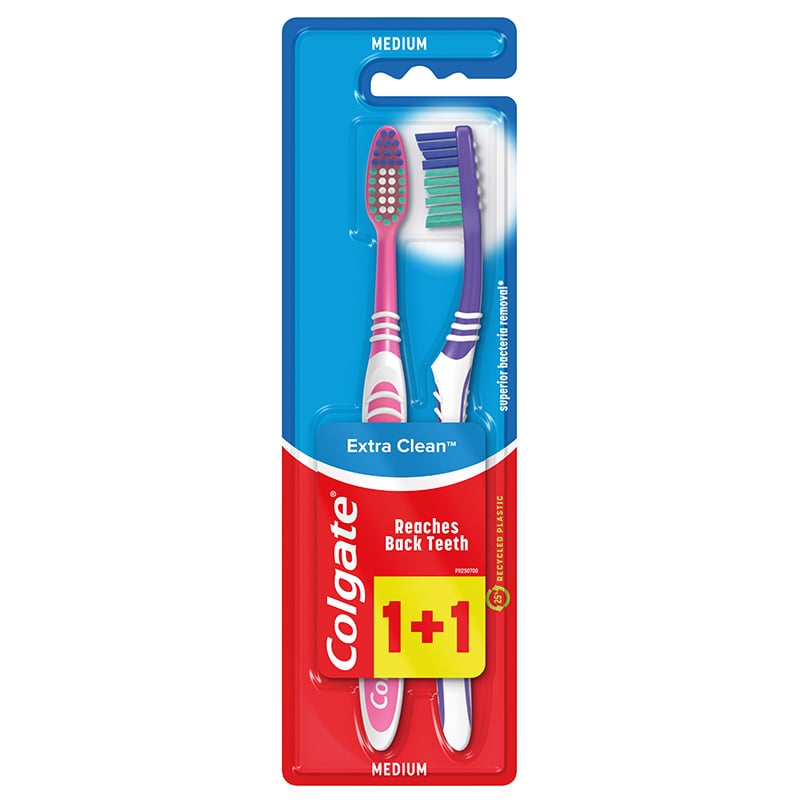 Kartáček COLGATE 2ks Extra Clean