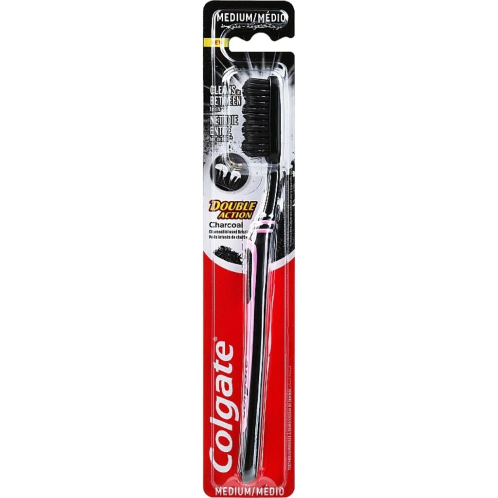Kartáček COLGATE Double Action Charcoal