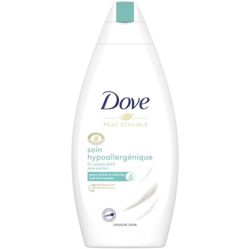 Dove SG 400ml F Soin Hypoallergénique