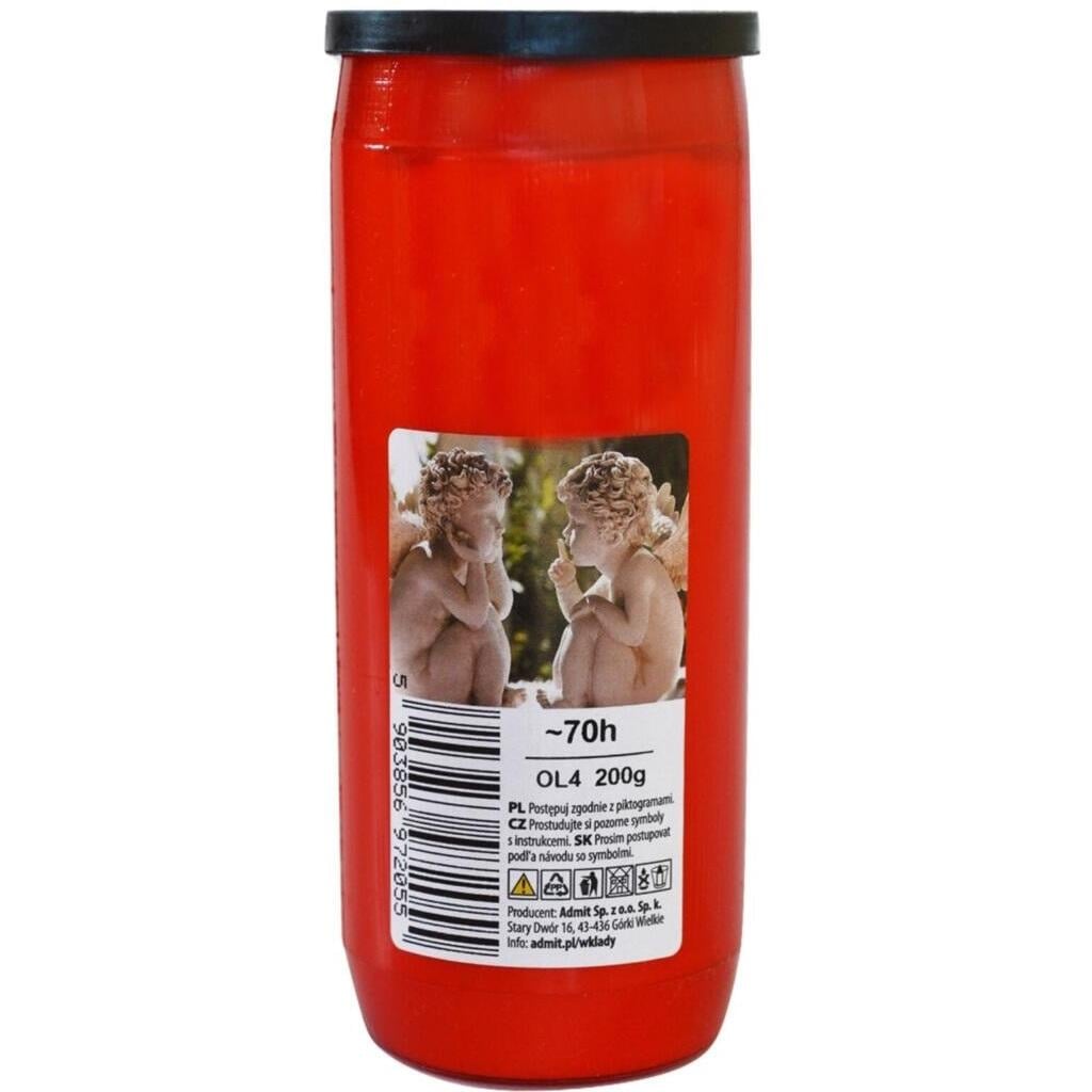 Admit svíčka OL4 červený 200g