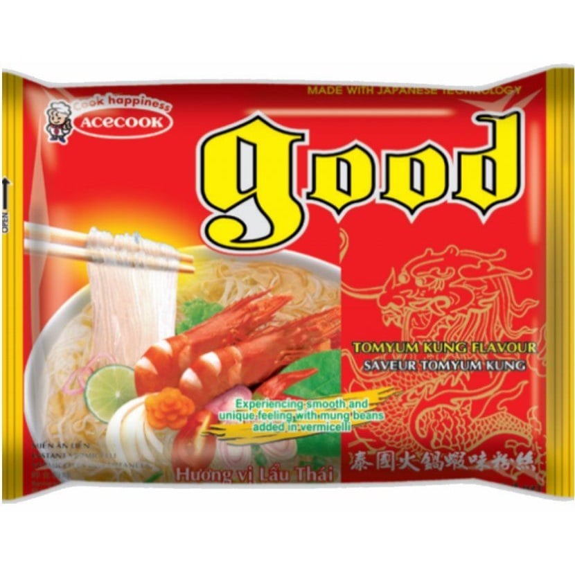 GOOD Inst. skleněné nudle krevetová 62g