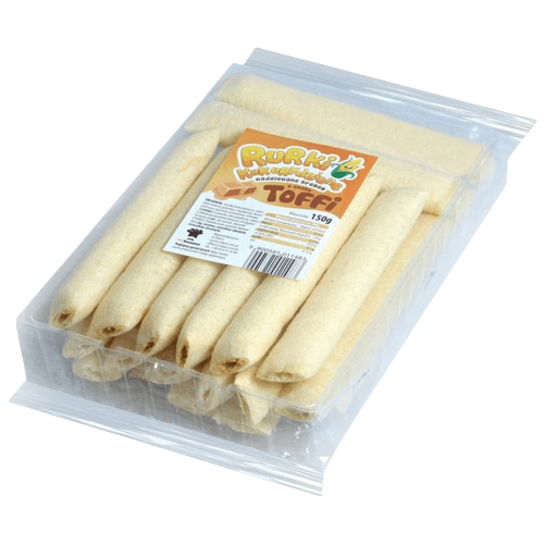 Kukuřičné trubičky 150g Karamelové