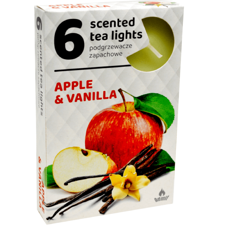 Admit Tea lights 6ks Apple & Vanilla