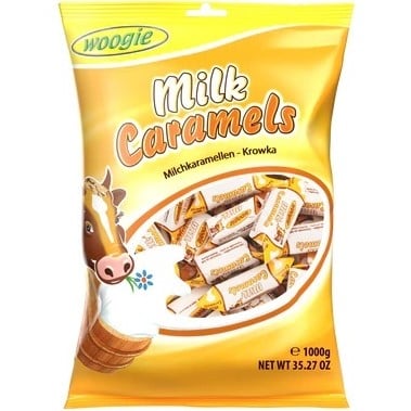 Woogie Karamelky 1kg Milk