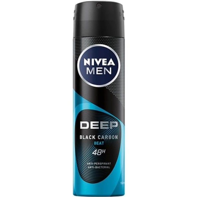 Nivea Deo 150ml M Deep Black Carbon Beat