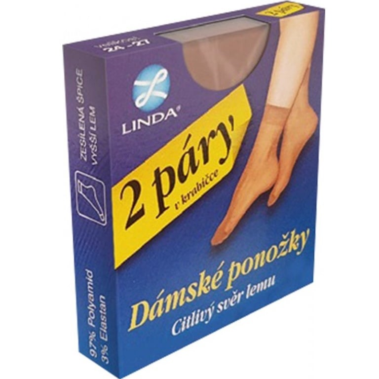 Linda Dámské ponožky Citlivý svěr lemu