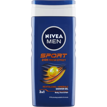 Nivea SG 250ml M Sport 24h Revitalising + Minerals