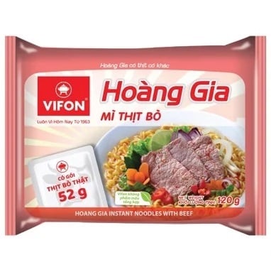 Vifon Hoang Gia Mi Thit Bo 120g (430 Kč/krt)