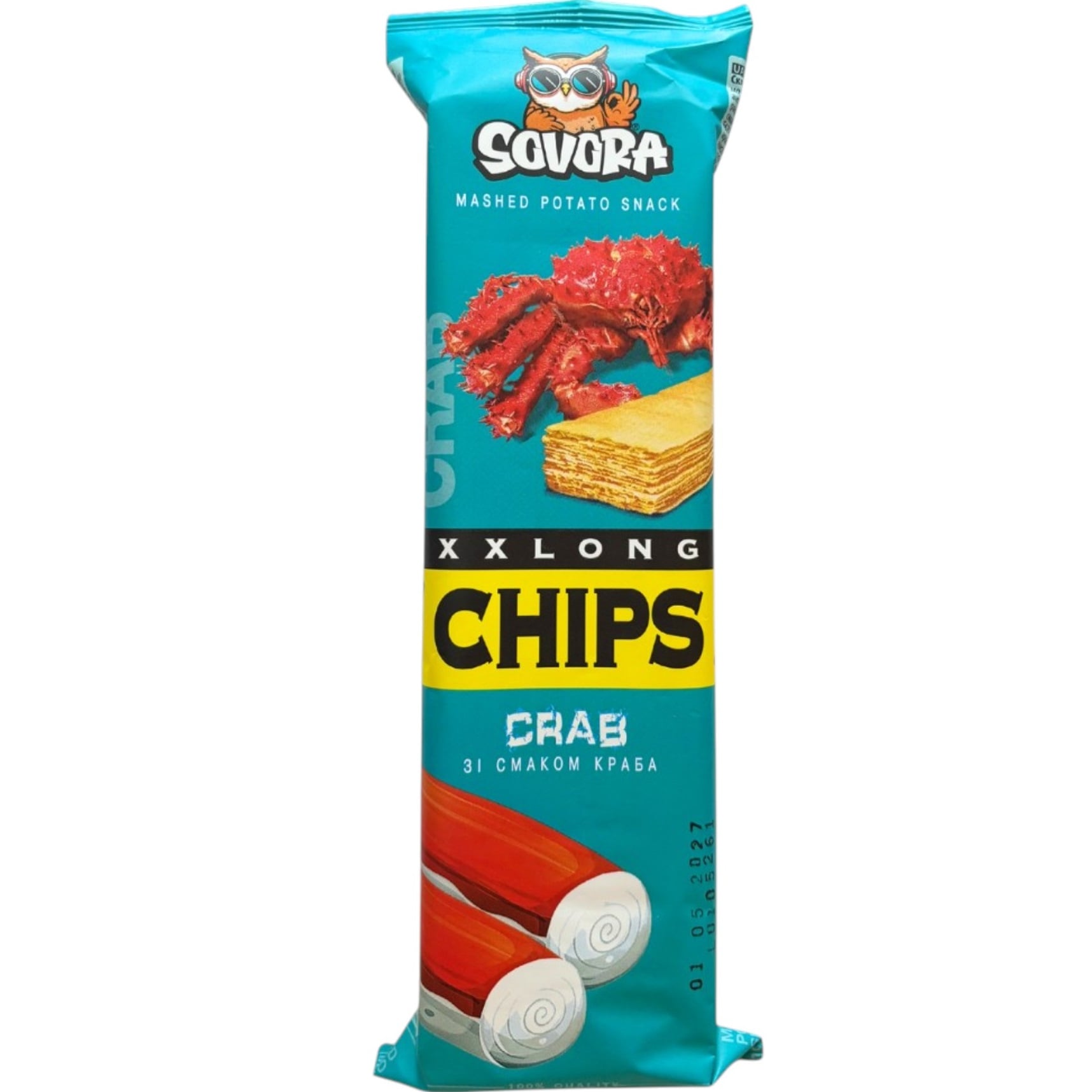 SOVORA XX Long Chips 70g Crab