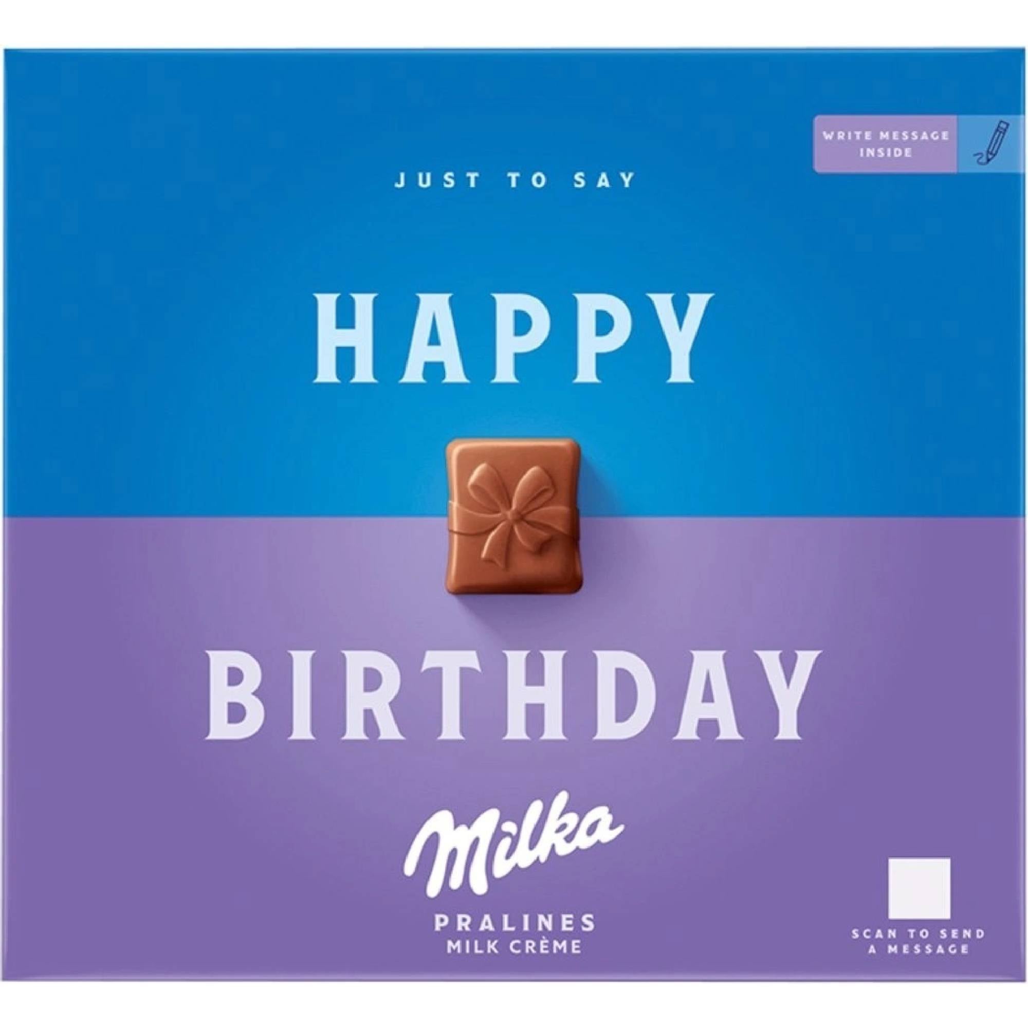 Milka Pralines 110g Happy Birthday