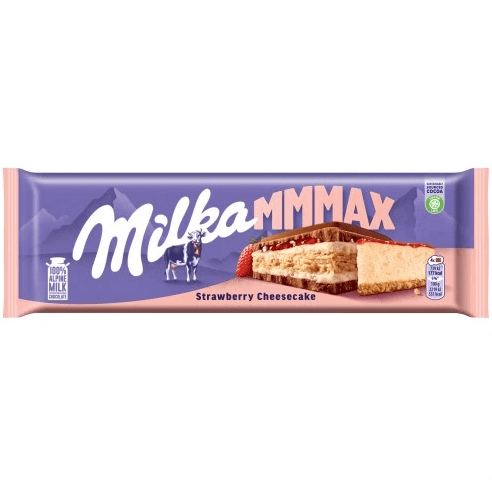 Milka Strawberry Cheesecake 300g