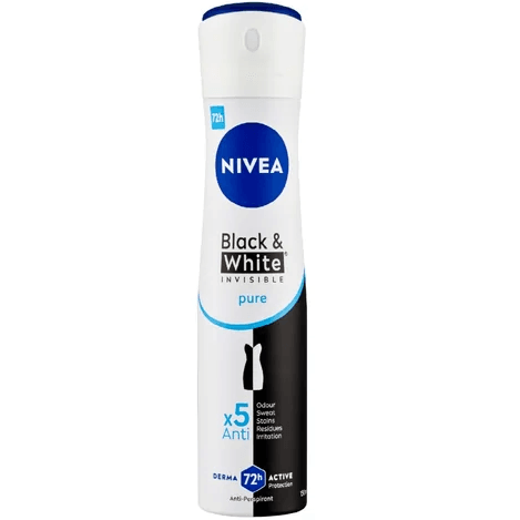 Nivea Deo 150ml F Black White Pure