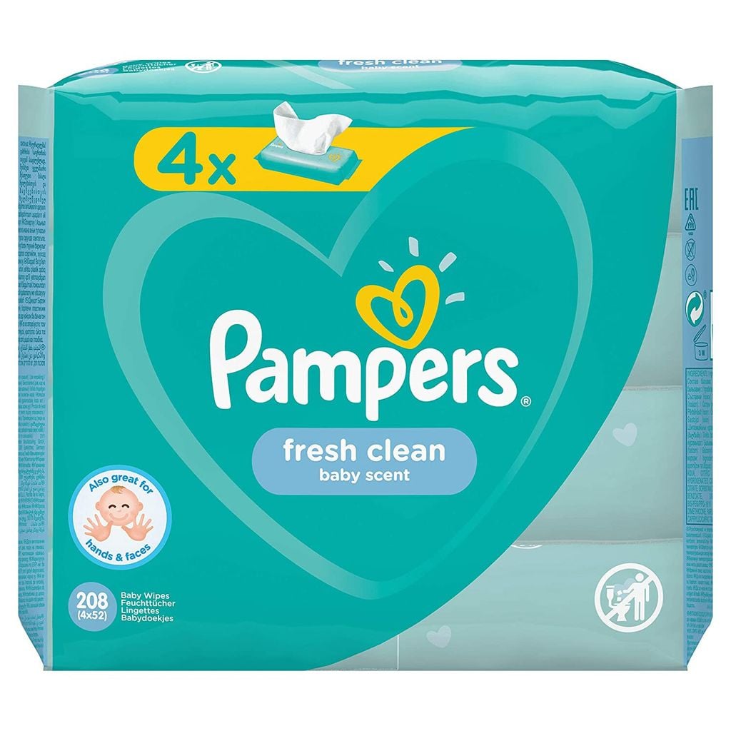 Ubrousky Pampers 52ks Fresh Clean