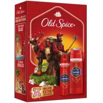 Old Spice Darková Sada SG+DEO 150ml Captain
