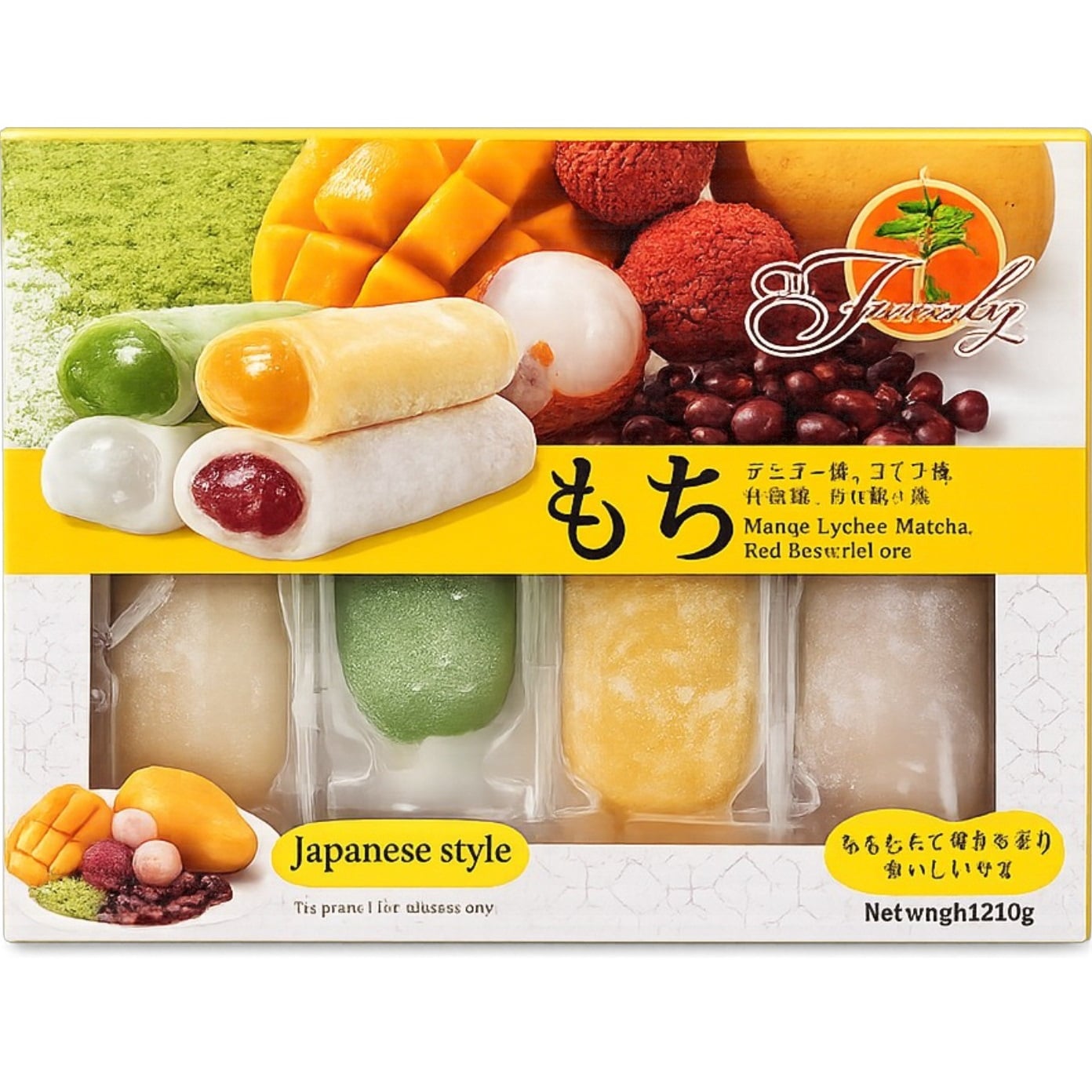 Mochi Firmly 210g Mango, Lychee, Matcha, Red Bean