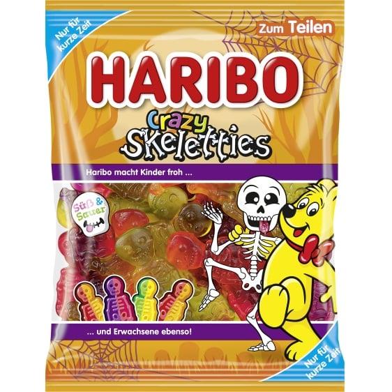 Haribo DE Crazy Skeletties 160g