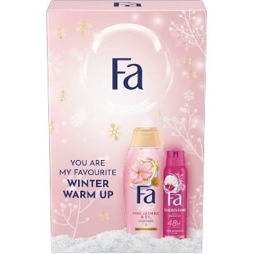 Fa Dárková sada SG Pink Jasmine & Oil + DEO 150ml Energising Passion