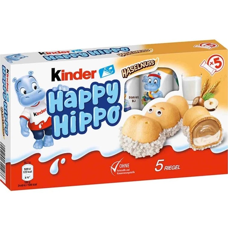 Kinder Happy Hippo 103,5g Hazelnut