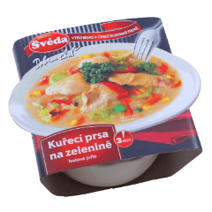 Švéda Kuřecí prsa na zelenině 340g