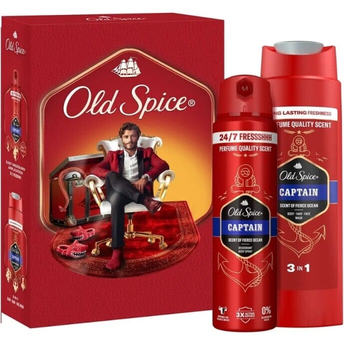 Old Spice Darková Sada SG+DEO Captain