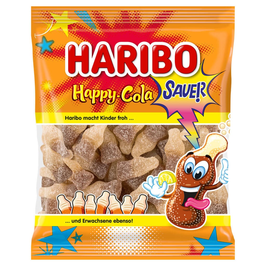 Haribo DE Happy Cola Sauer 175g